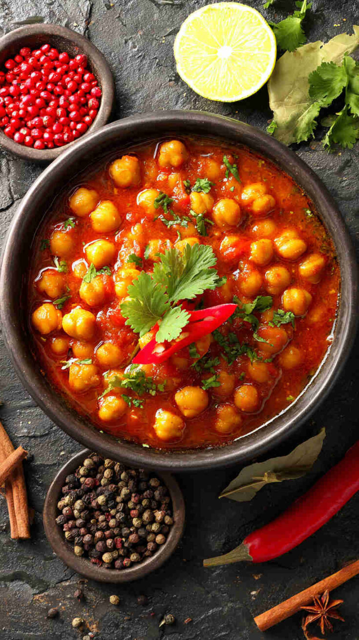 Slow Cooker Chana Masala (Chickpea Curry)