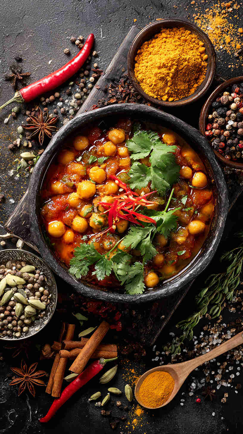 Slow Cooker Chana Masala (Chickpea Curry)