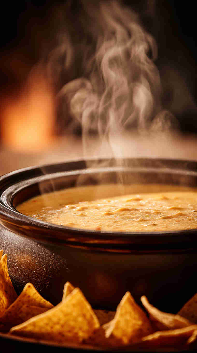 Slow Cooker Cheesy Queso Dip