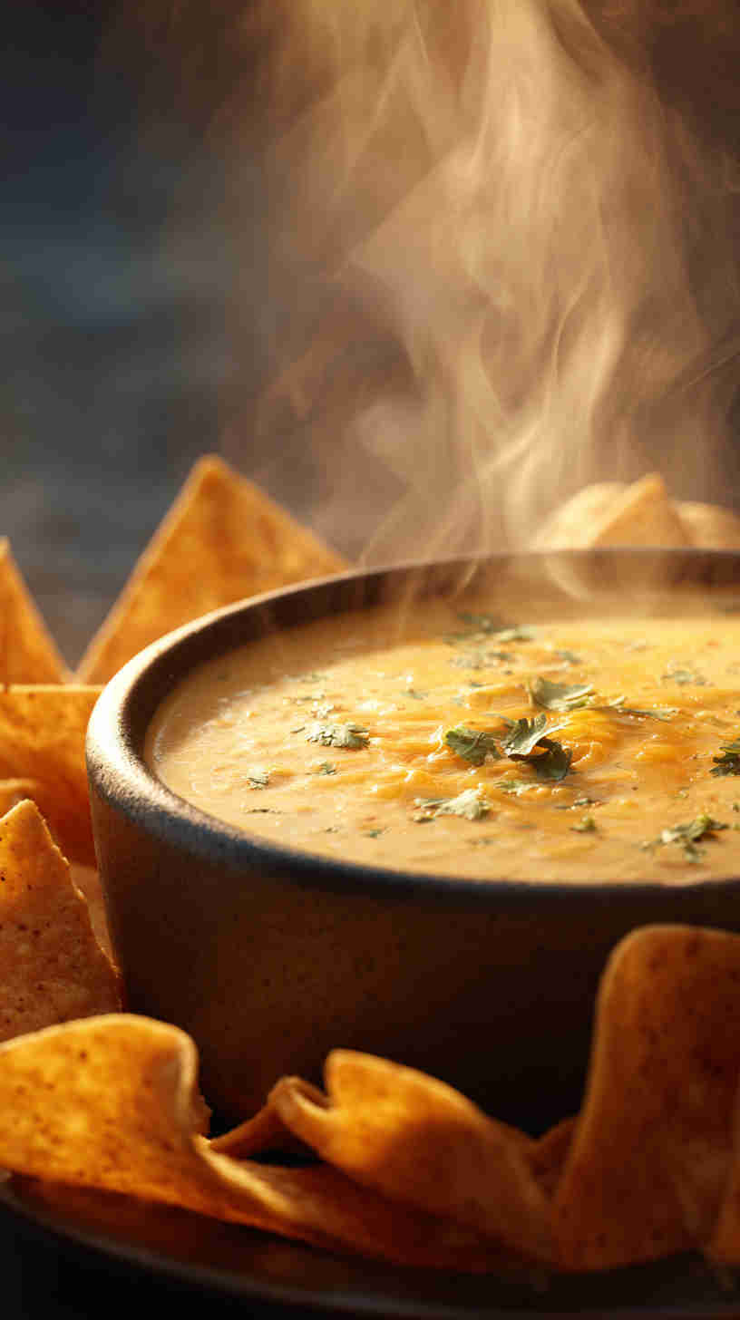 Slow Cooker Cheesy Queso Dip