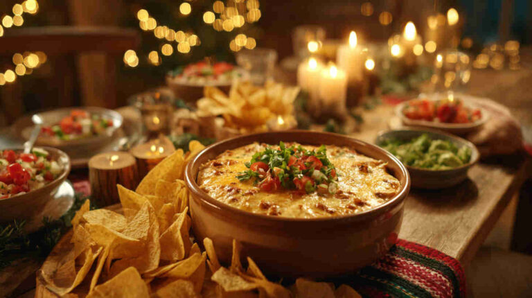 Slow Cooker Cheesy Queso Dip