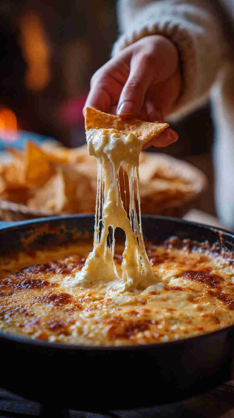 Slow Cooker Cheesy Queso Dip