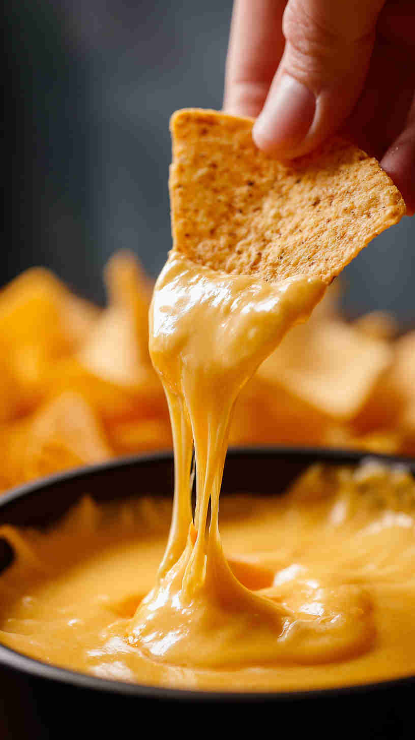 Slow Cooker Cheesy Queso Dip
