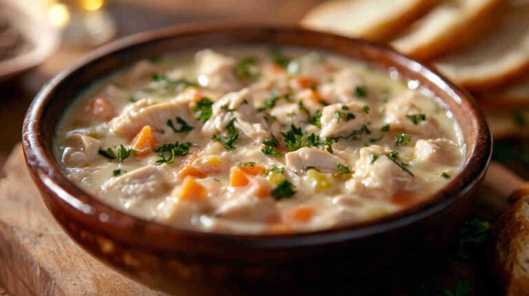 Slow Cooker Chicken Casserole with a Savory Twist