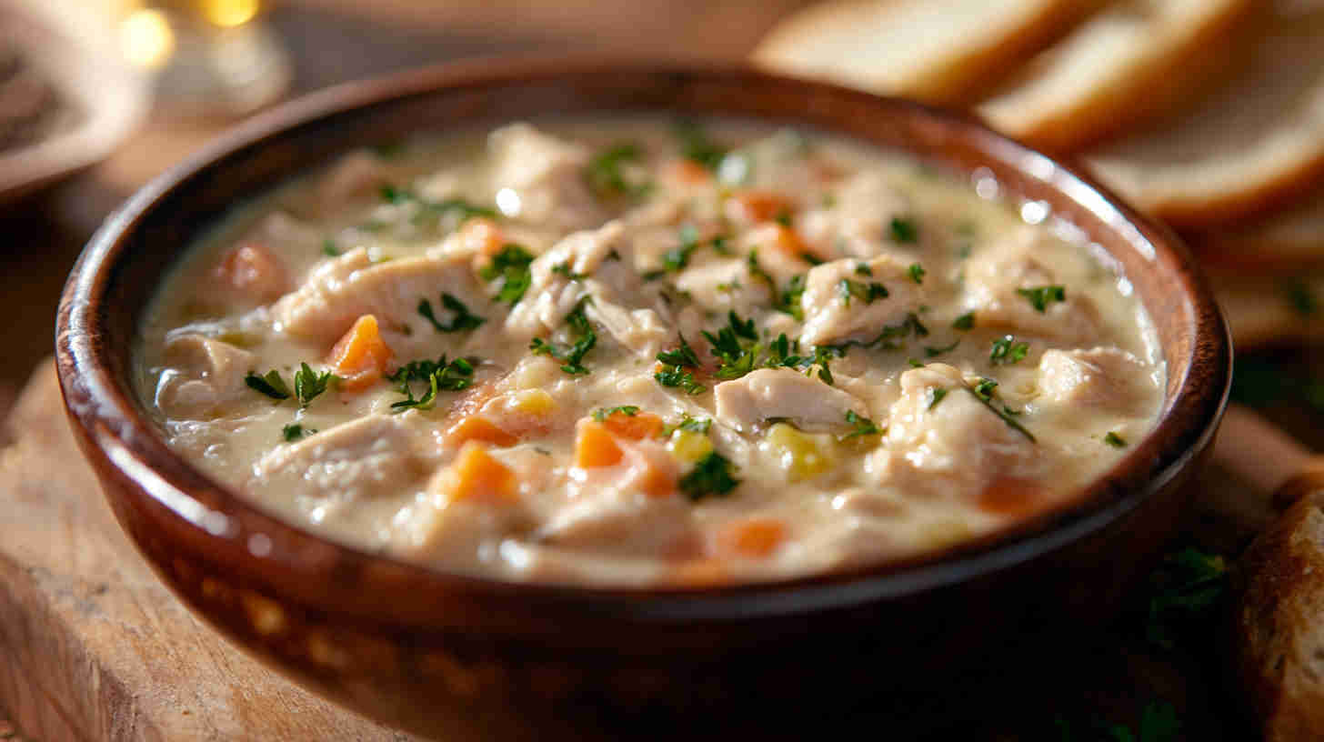 Slow Cooker Chicken Casserole with a Savory Twist