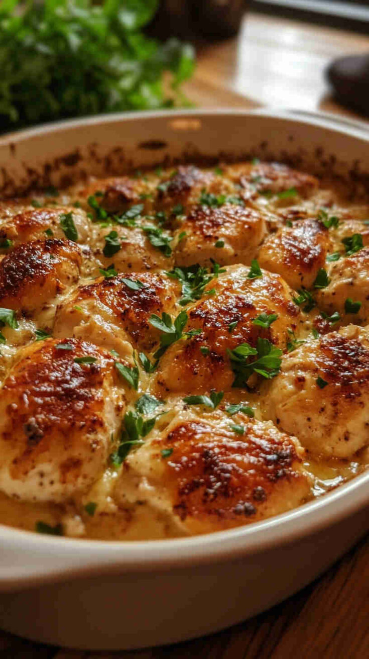 Slow Cooker Chicken Casserole with a Savory Twist