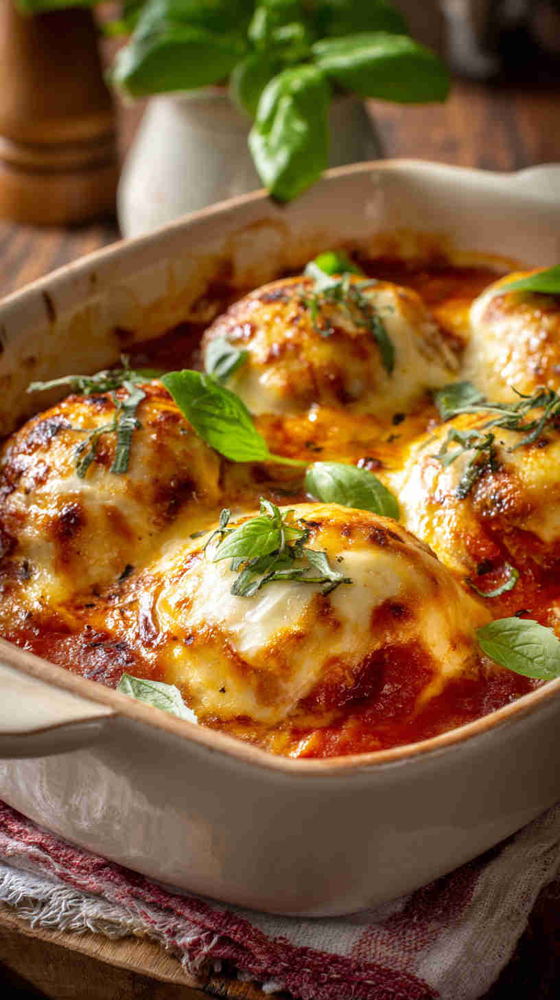 Slow Cooker Chicken Parmesan Casserole