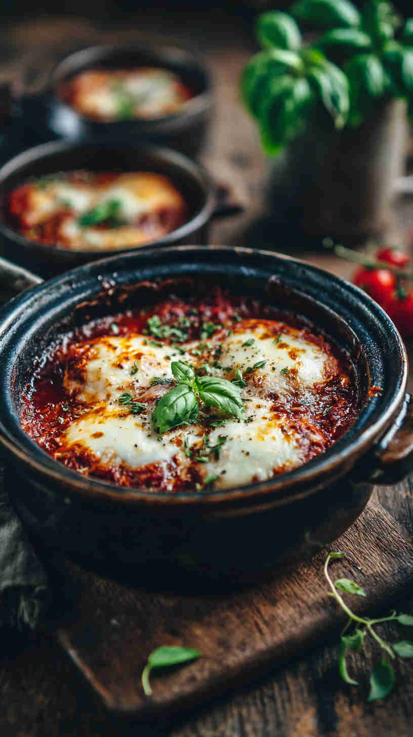 Slow Cooker Chicken Parmesan Casserole