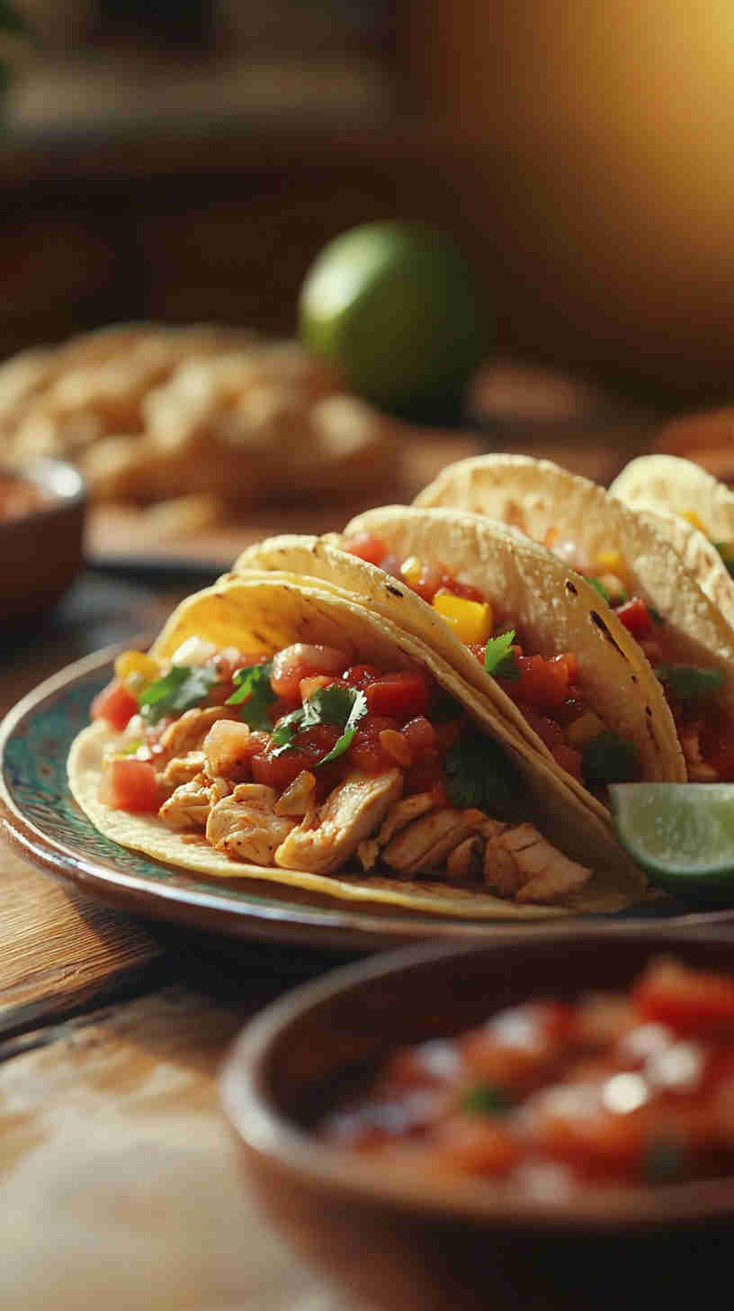 Slow Cooker Chicken Tacos
