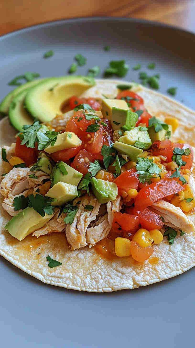 Slow Cooker Chicken Tacos