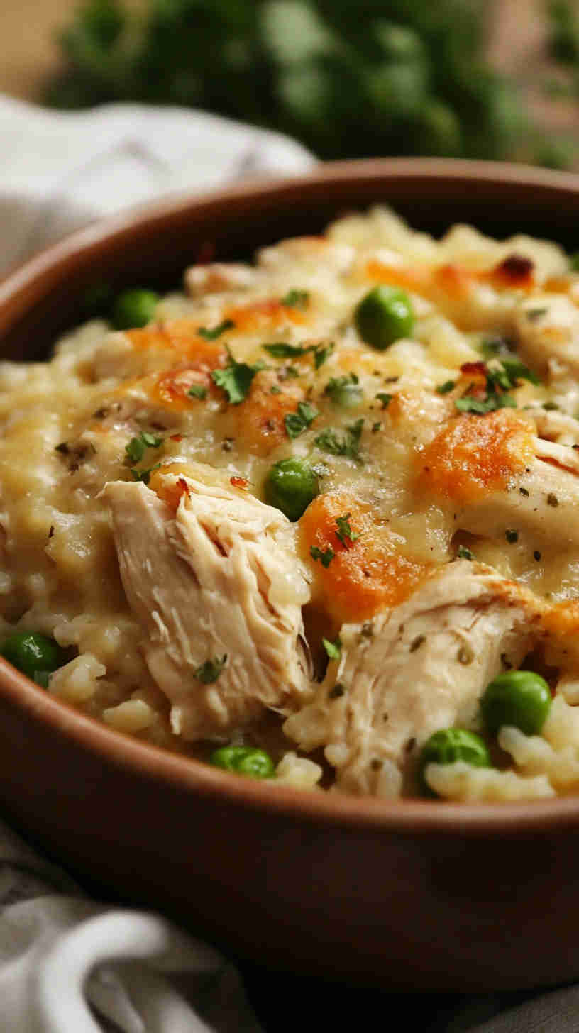 Slow Cooker Chicken and Rice Casserole