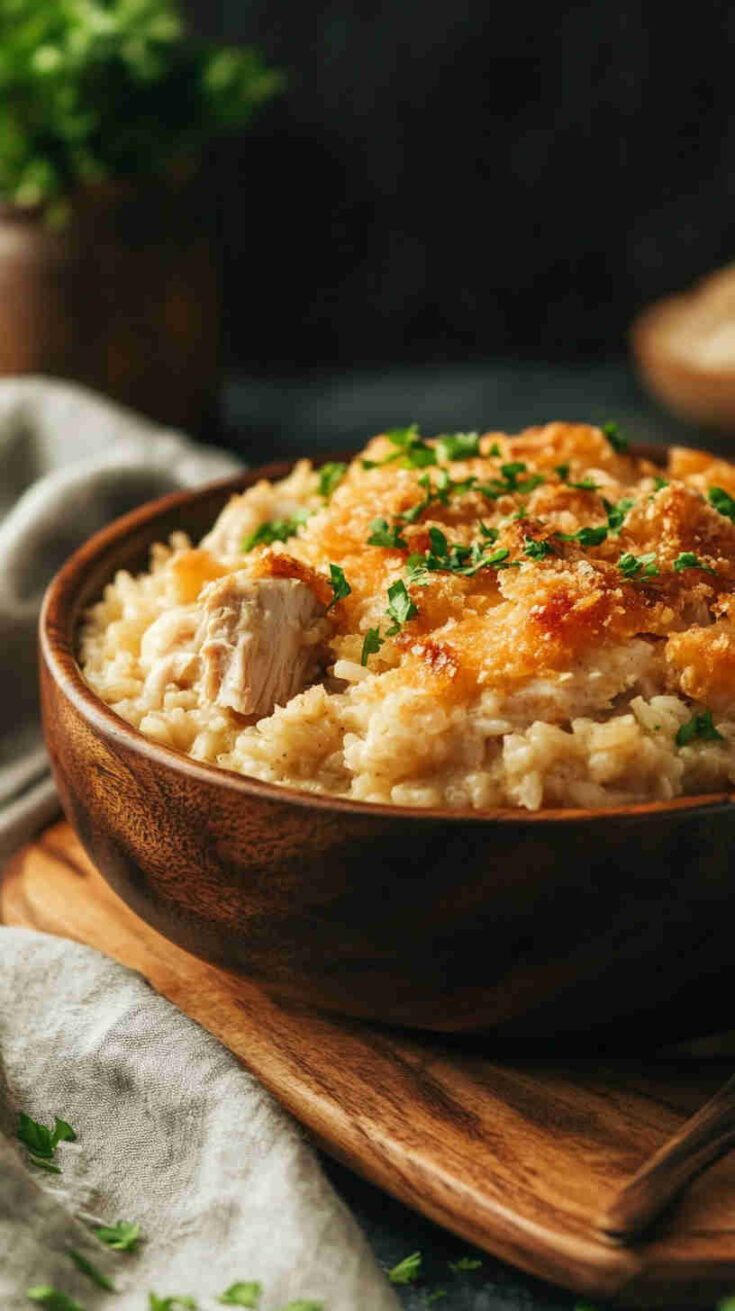 Slow Cooker Chicken and Rice Casserole