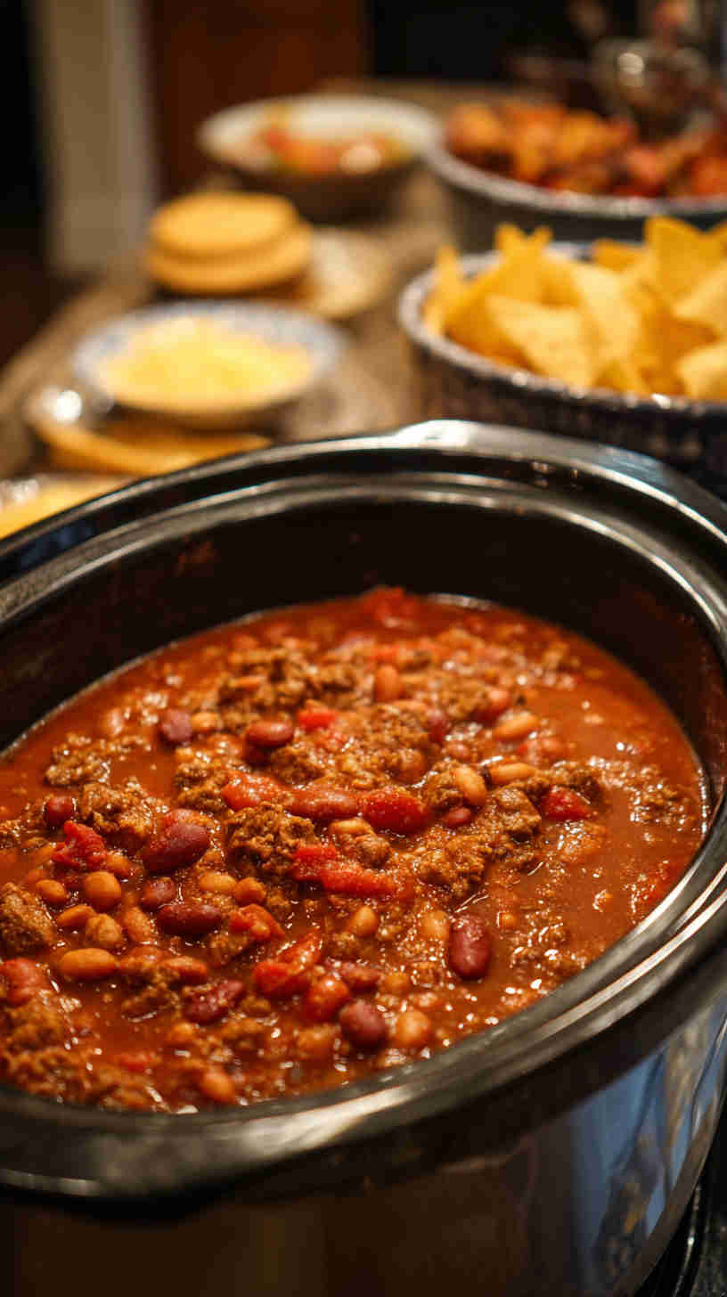 Slow Cooker Chili Taco Filling