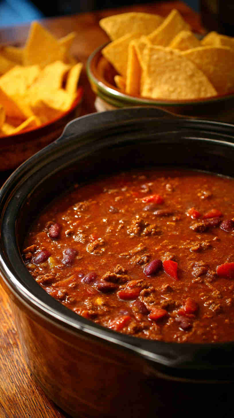 Slow Cooker Chili Taco Filling