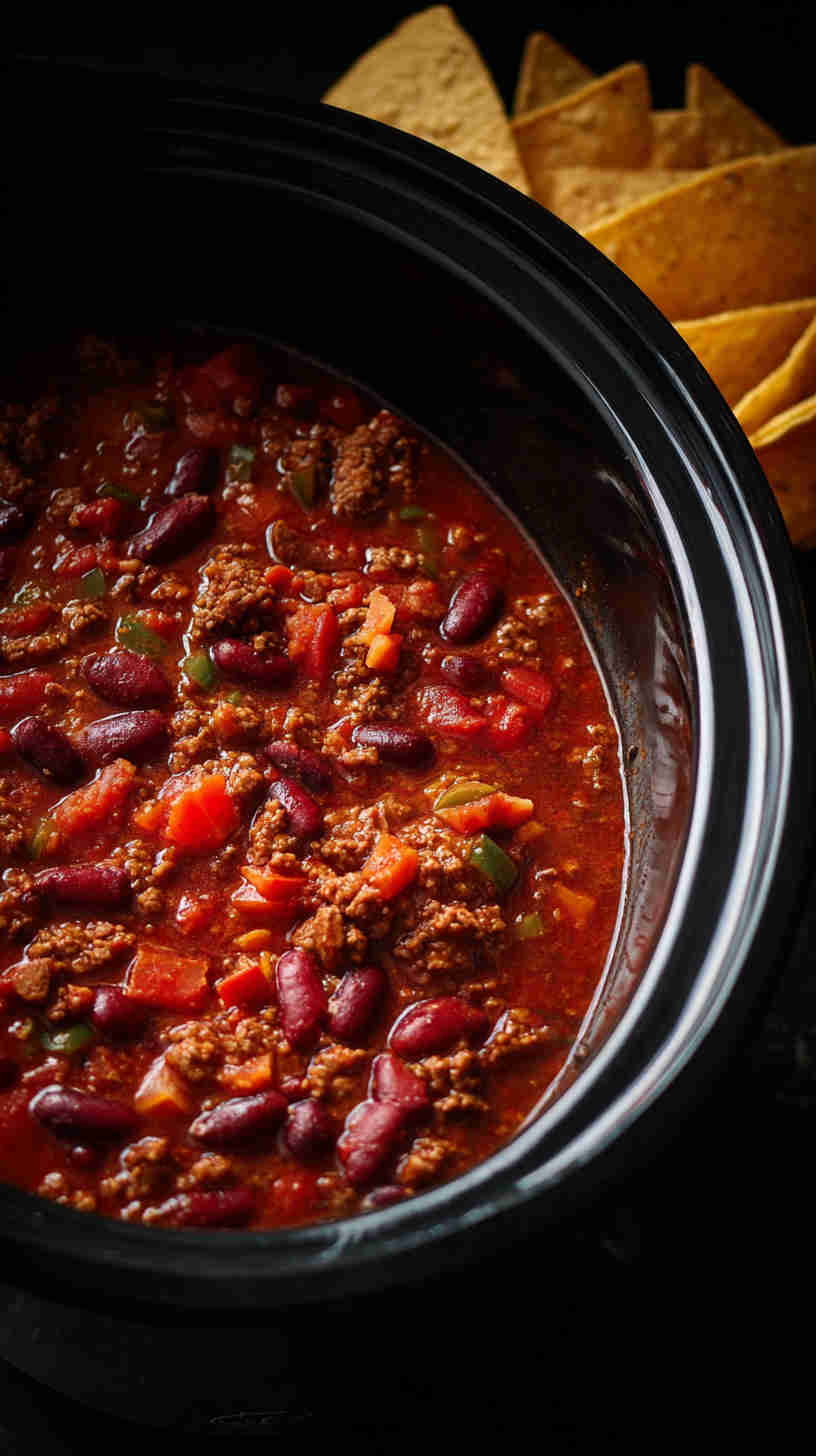 Slow Cooker Chili Taco Filling