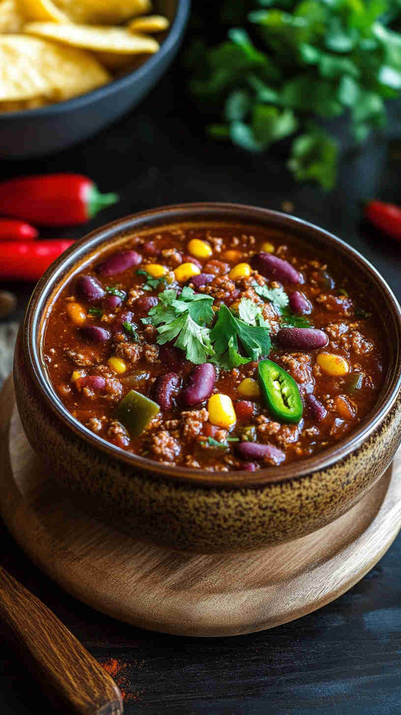 Slow Cooker Chili with a Kick