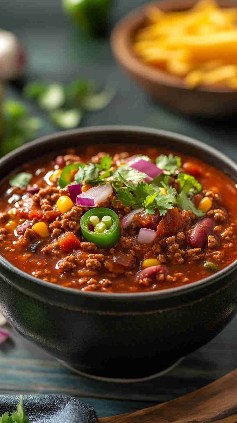Slow Cooker Chili with a Kick