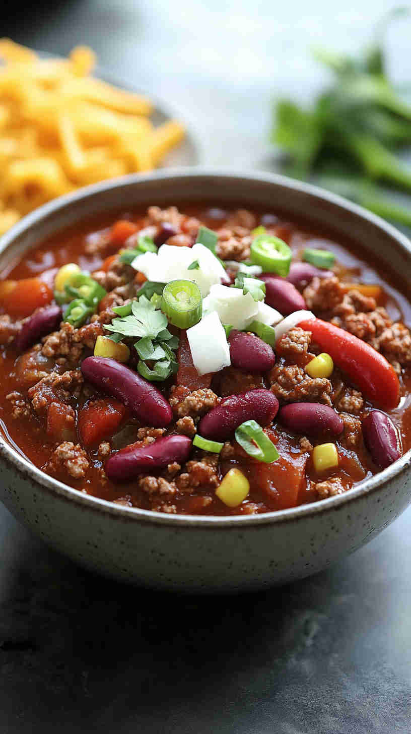 Slow Cooker Chili with a Kick