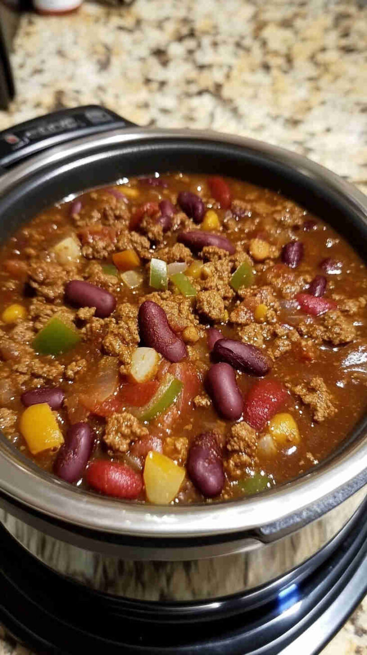 Slow Cooker Chili with a Kick