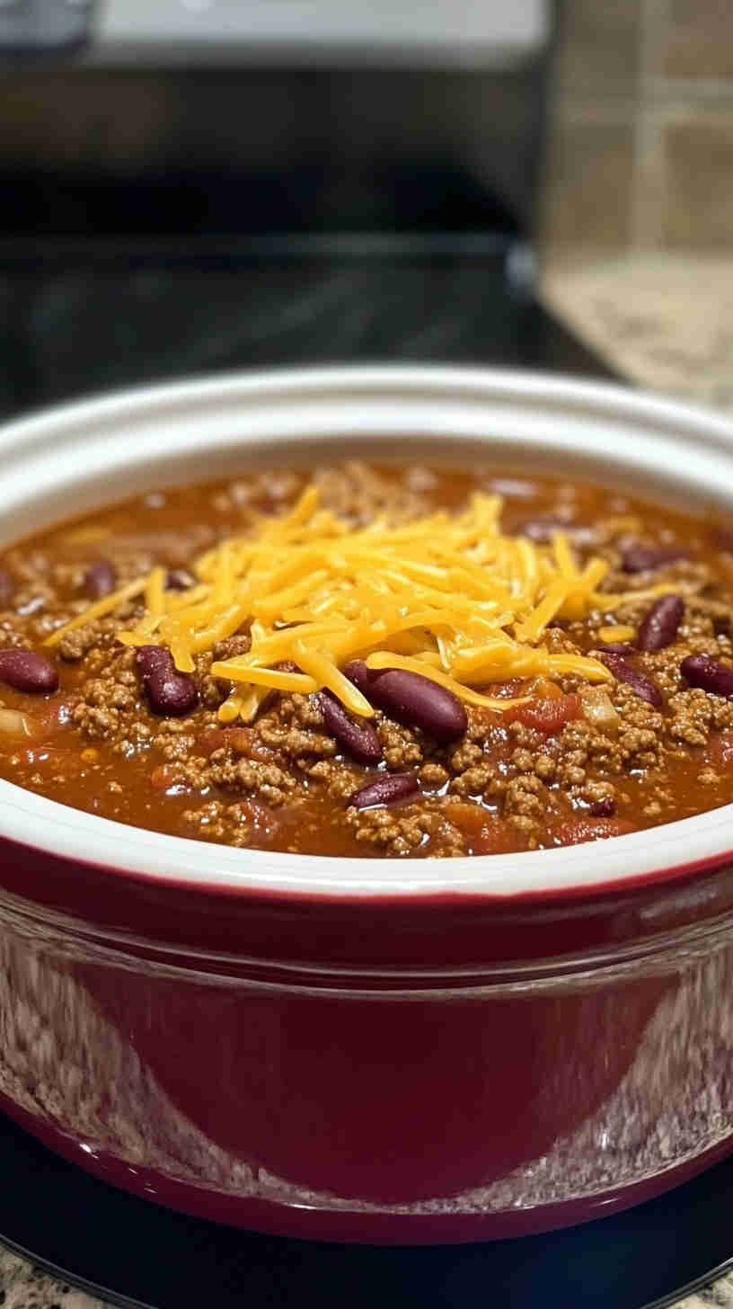Slow Cooker Chili with a Kick