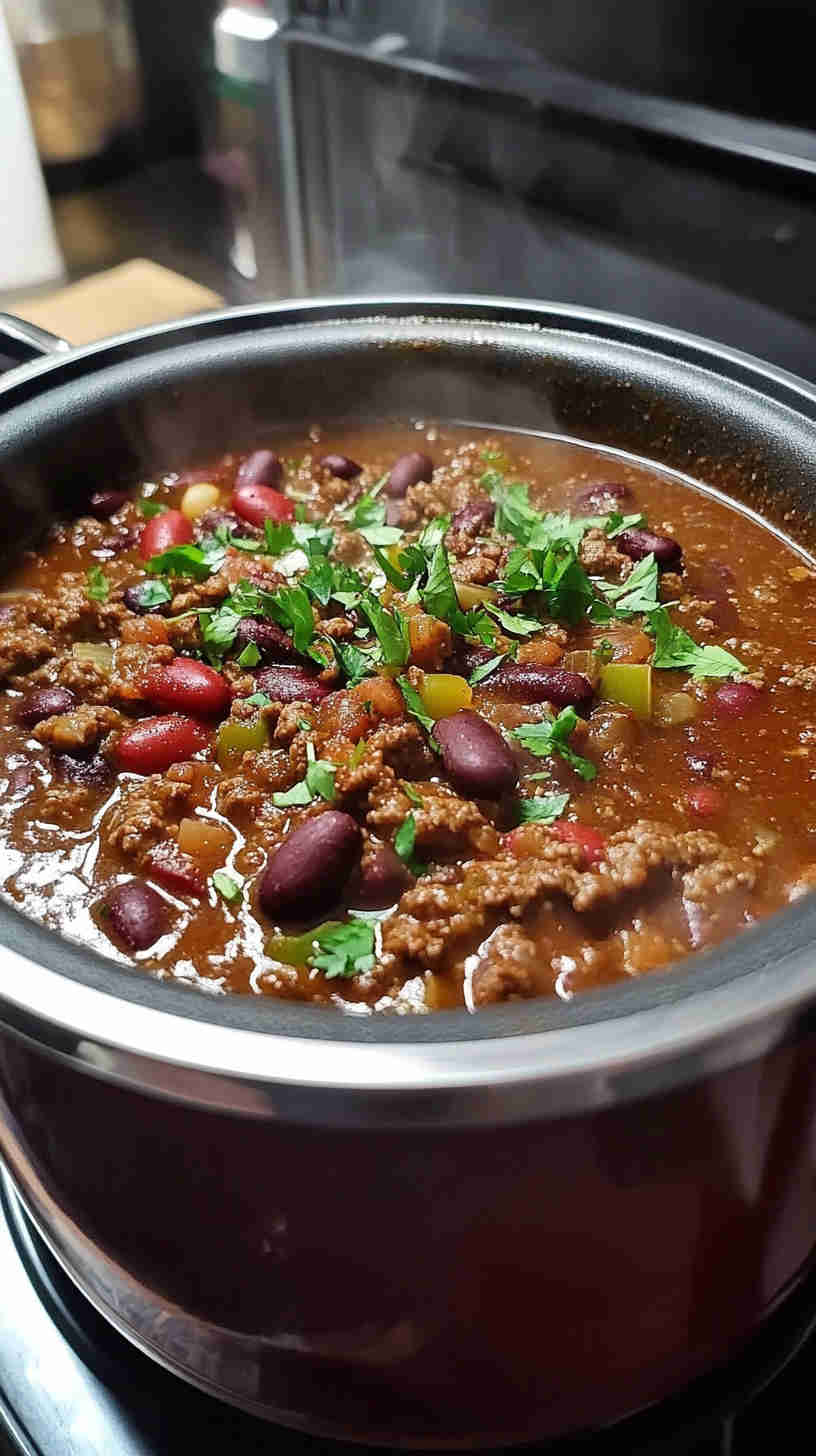 Slow Cooker Chili with a Kick