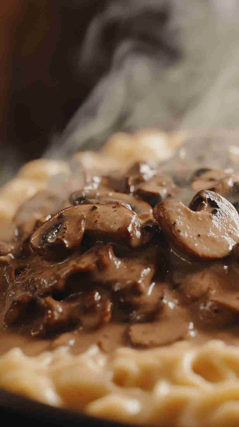 Slow Cooker Classic Beef Stroganoff