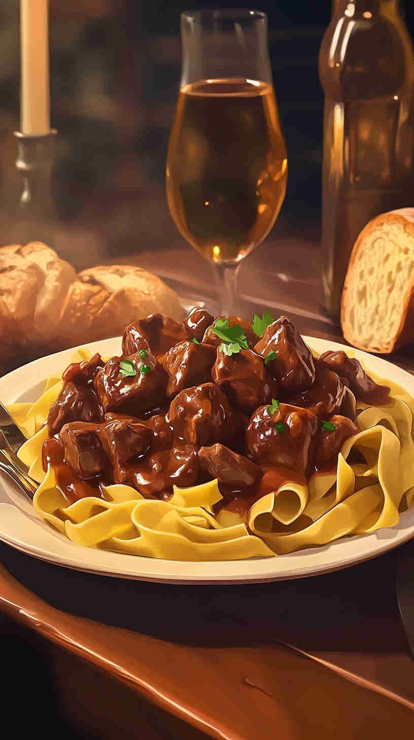 Slow Cooker Classic Beef Stroganoff