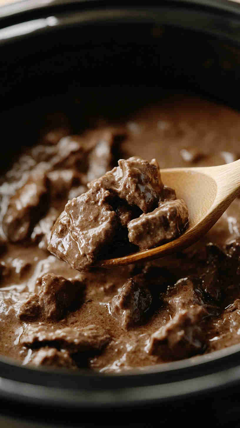 Slow Cooker Classic Beef Stroganoff