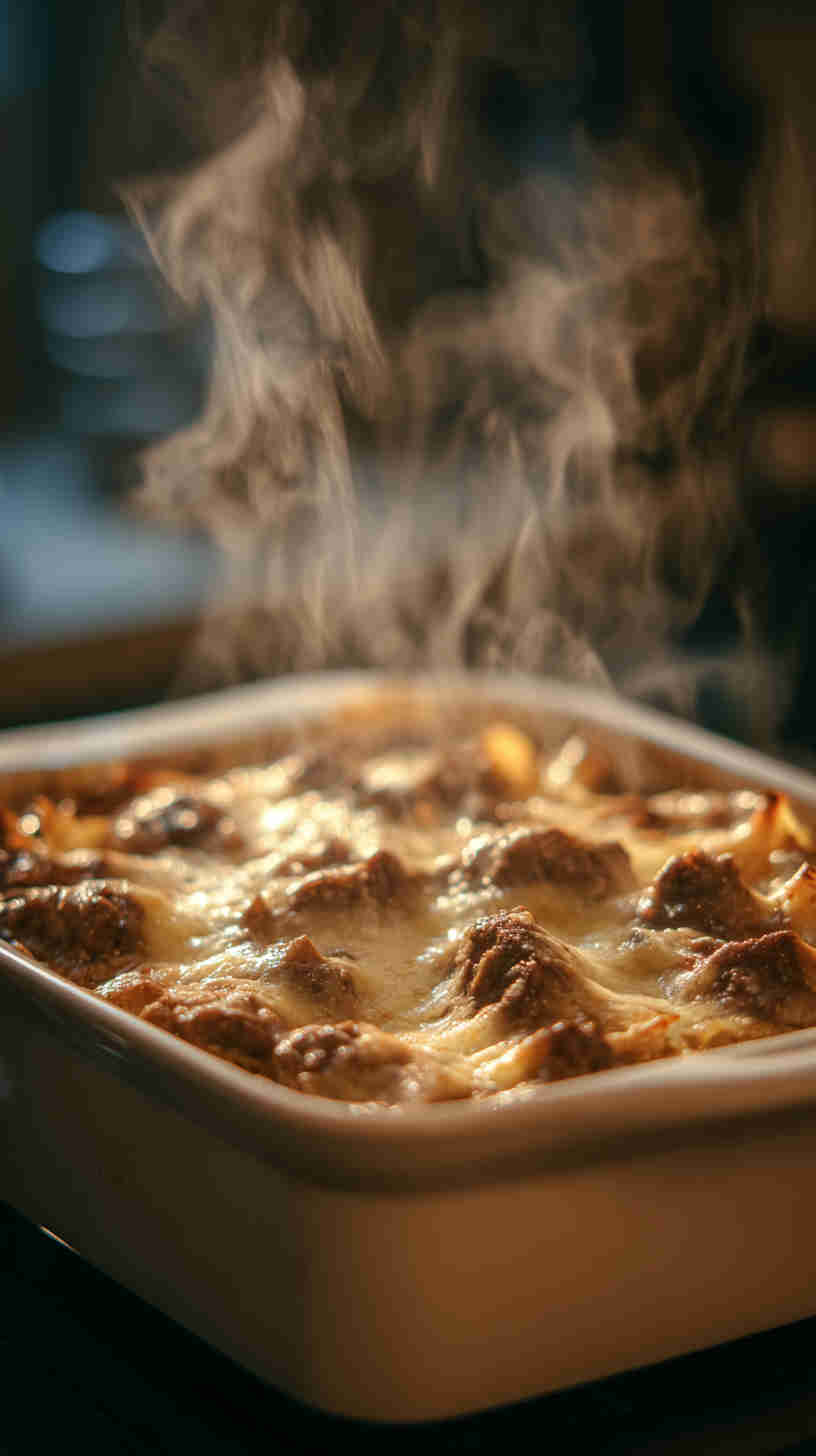 Slow Cooker Crockpot Beef Stroganoff Casserole