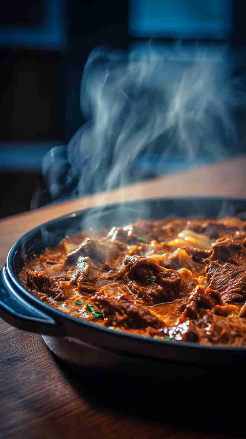 Slow Cooker Crockpot Beef Stroganoff Casserole