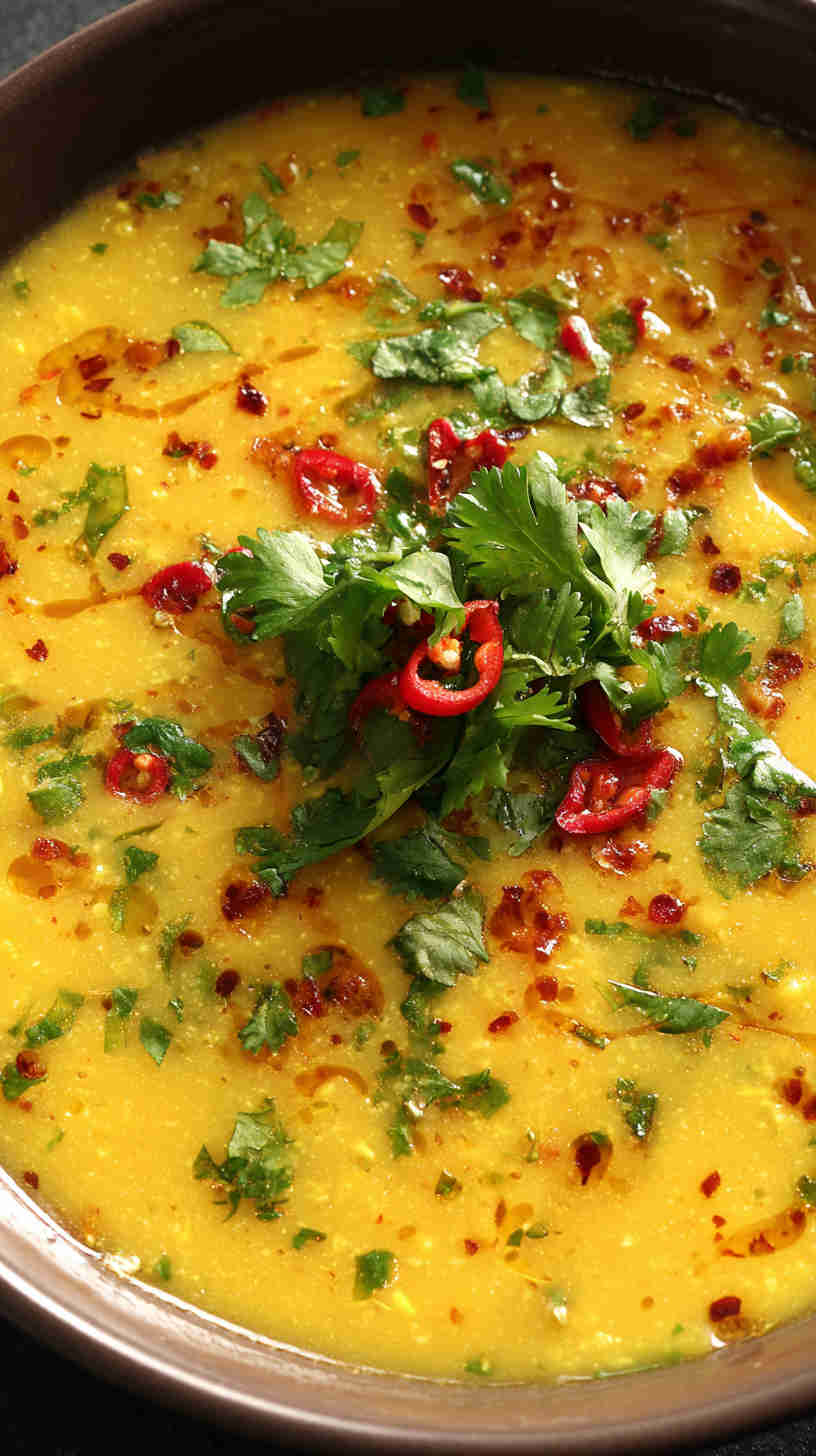 Slow Cooker Dal Tadka (Yellow Lentil Curry)