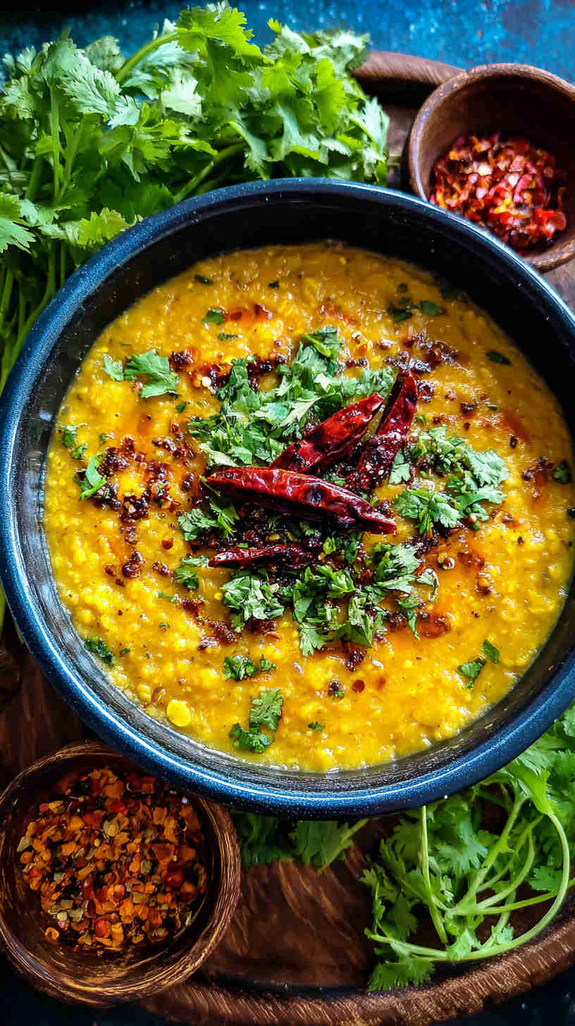 Slow Cooker Dal Tadka (Yellow Lentil Curry)