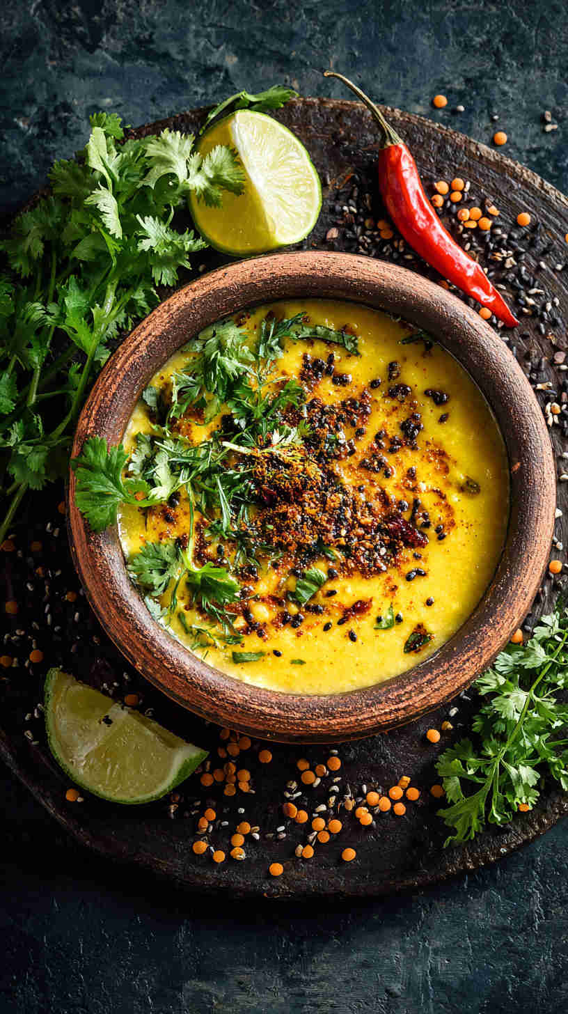 Slow Cooker Dal Tadka (Yellow Lentil Curry)
