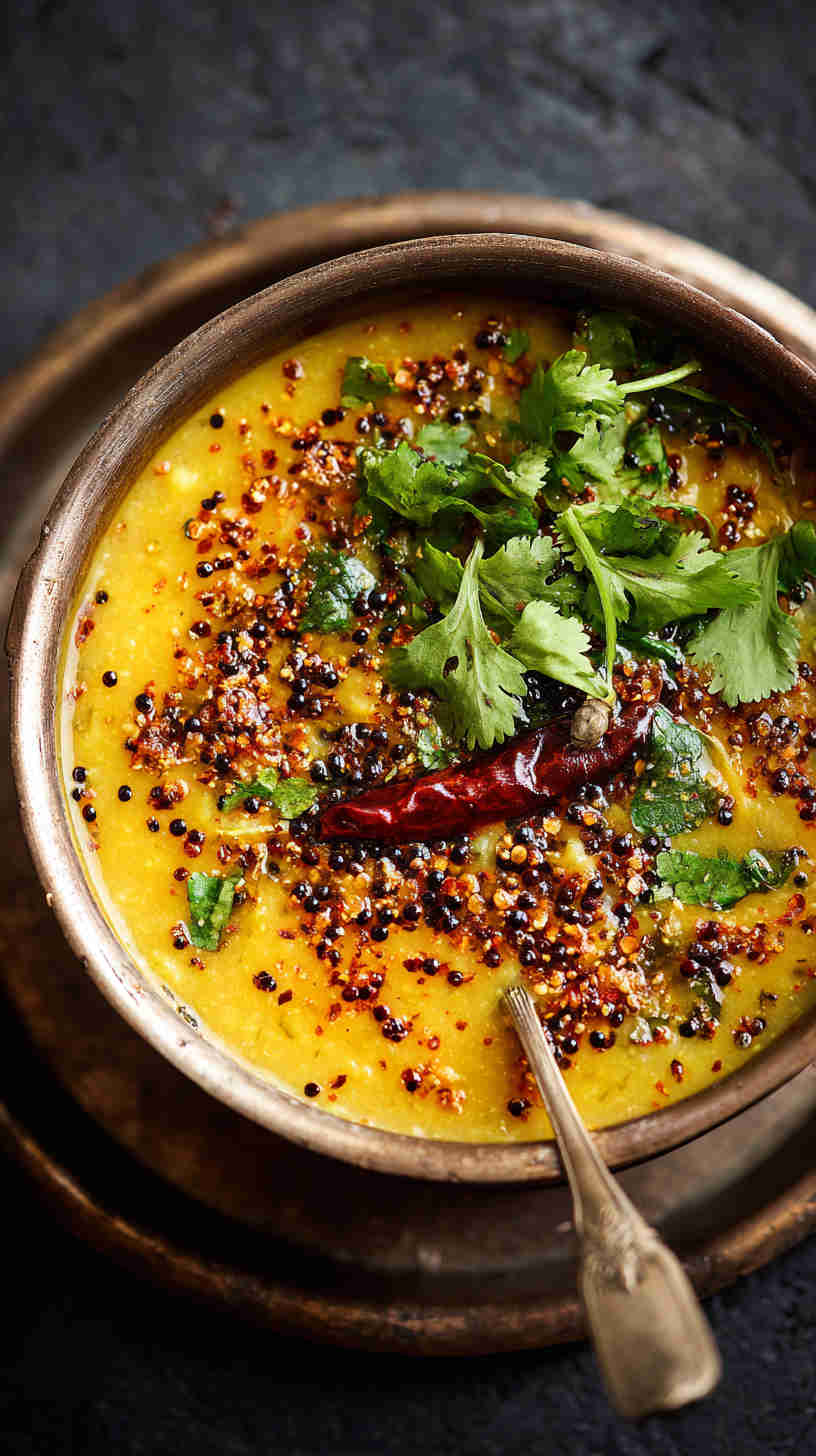 Slow Cooker Dal Tadka (Yellow Lentil Curry)