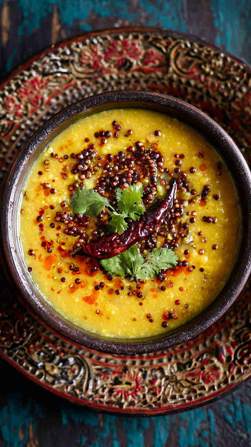 Slow Cooker Dal Tadka (Yellow Lentil Curry)