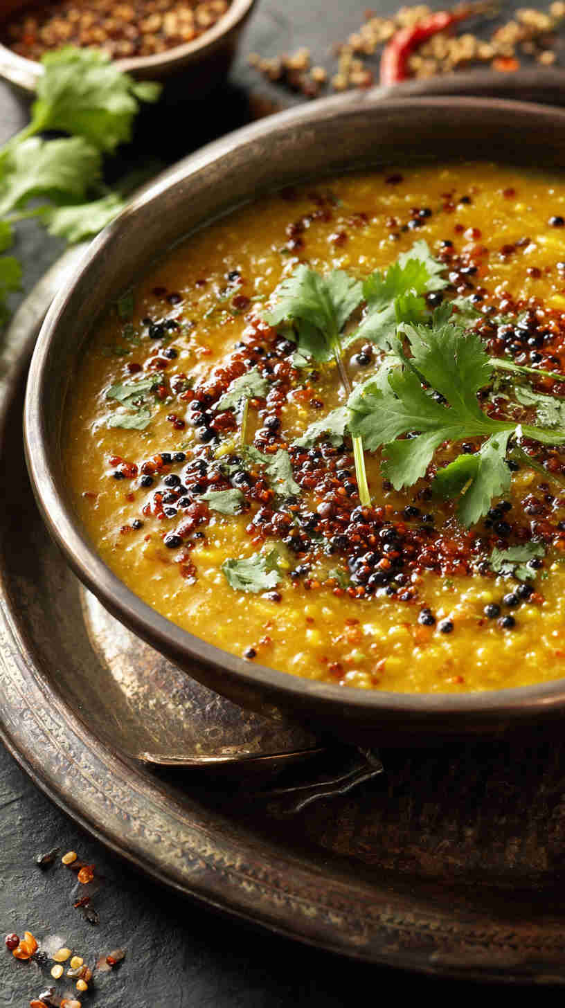 Slow Cooker Dal Tadka (Yellow Lentil Curry)