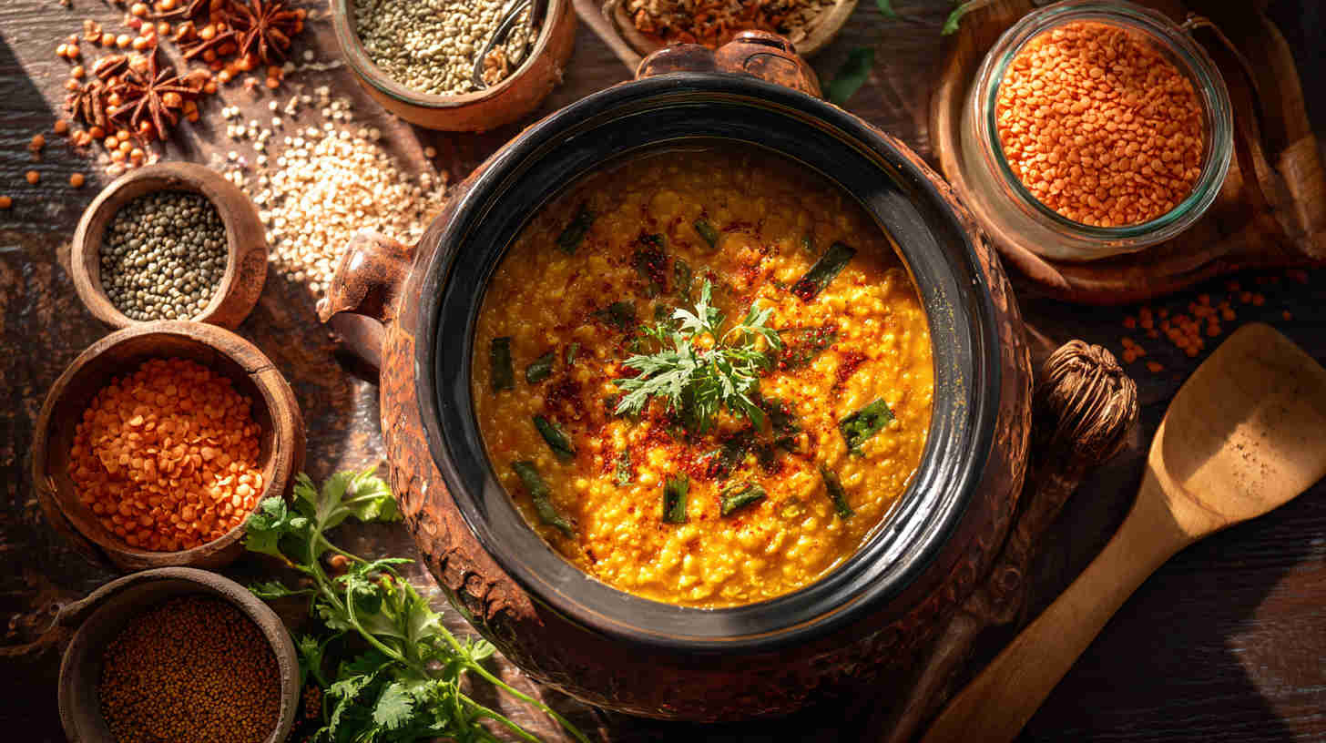 Slow Cooker Dal Tadka (Yellow Lentil Curry)