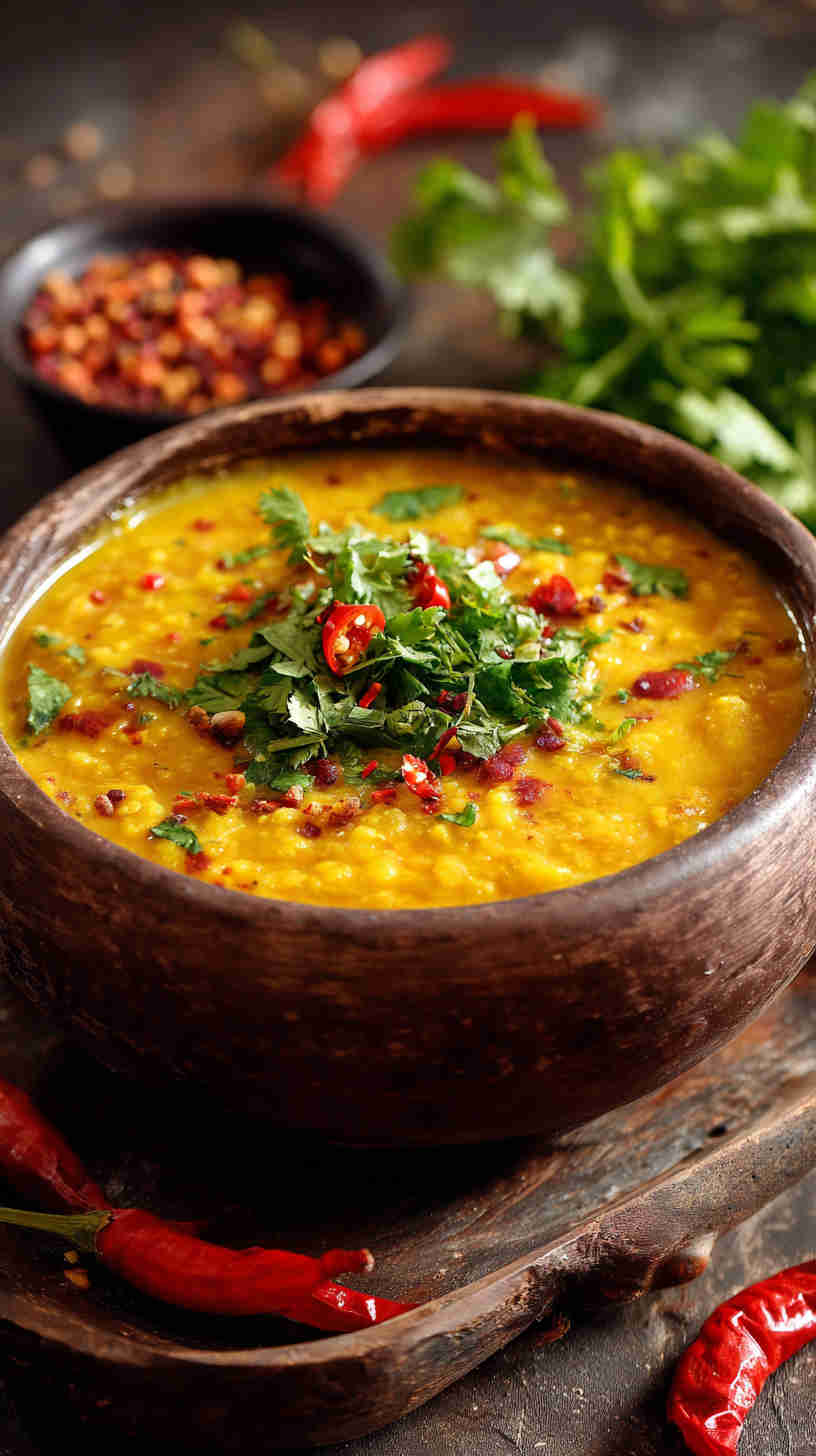 Slow Cooker Dal Tadka (Yellow Lentil Curry)