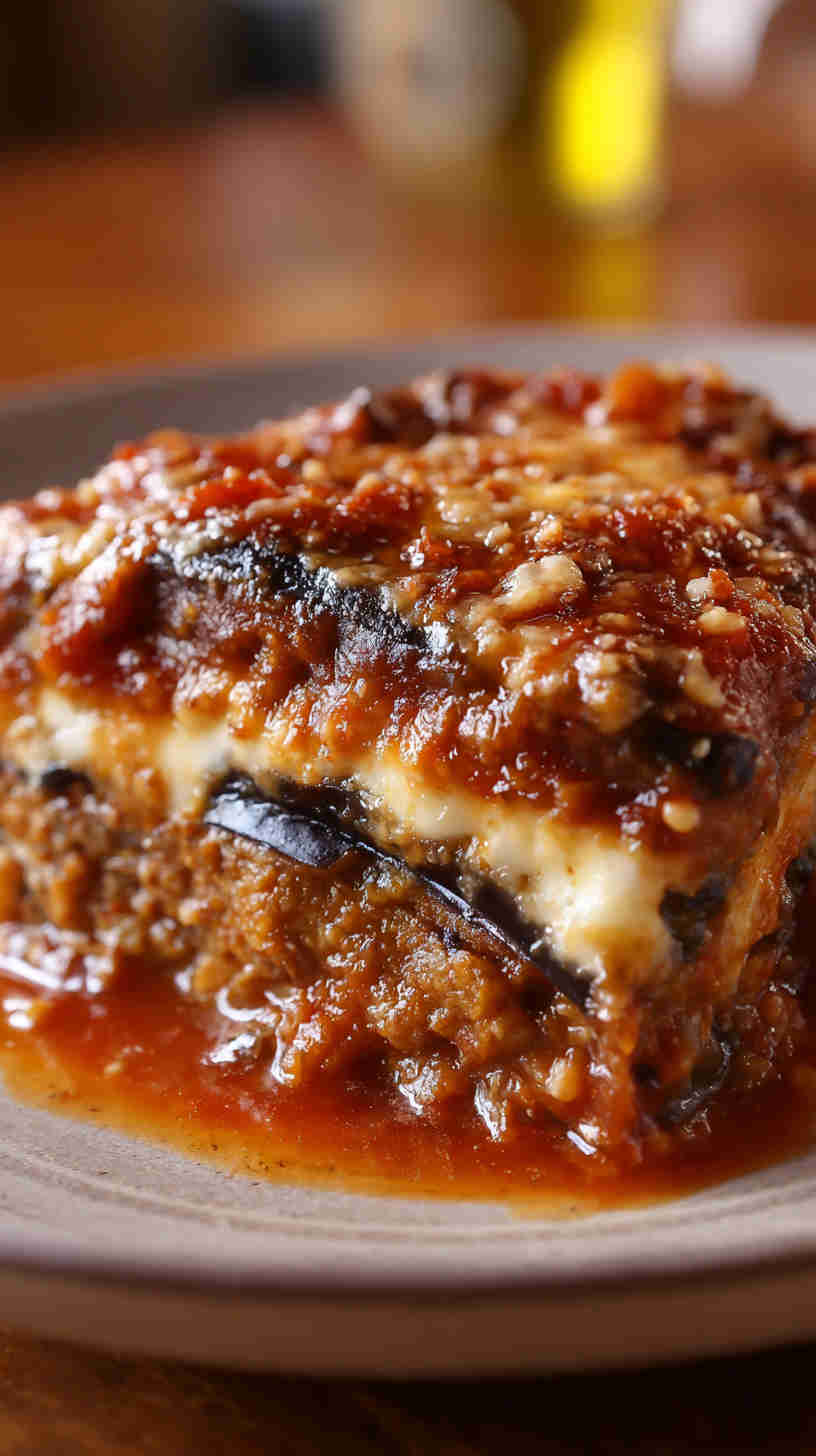 Slow Cooker Eggplant Parmesan