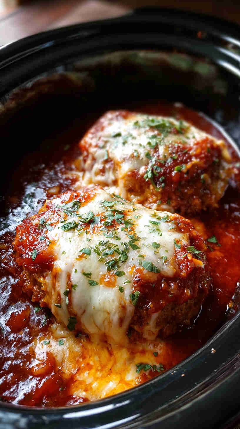 Slow Cooker Eggplant Parmesan