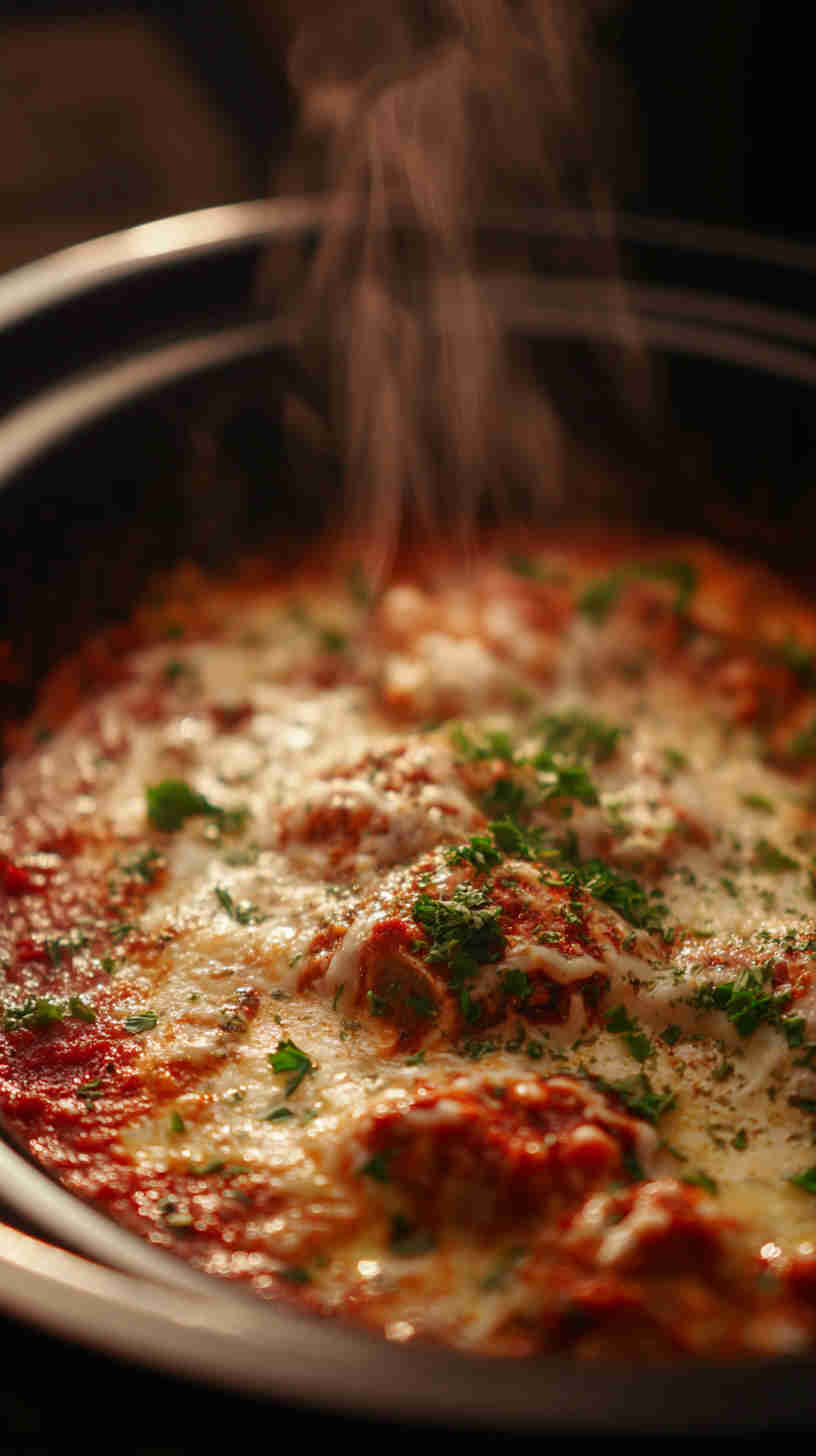 Slow Cooker Eggplant Parmesan