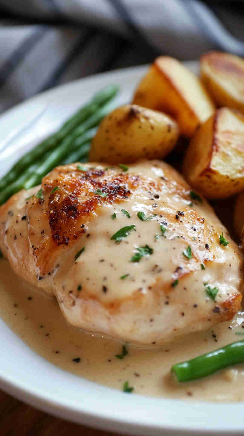 Slow Cooker Garlic Parmesan Chicken