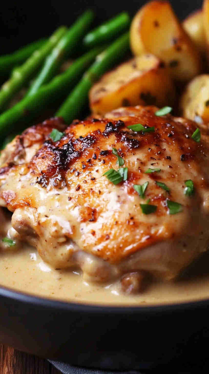 Slow Cooker Garlic Parmesan Chicken