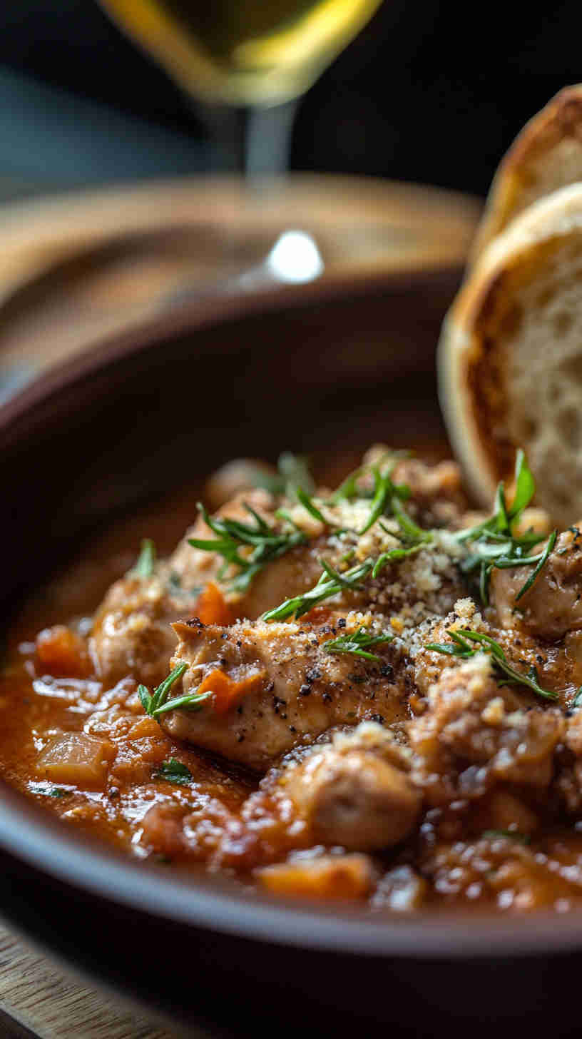 Delicious Slow Cooker Garlic Parmesan Chicken