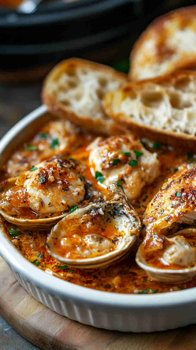 Delicious Slow Cooker Garlic Parmesan Chicken