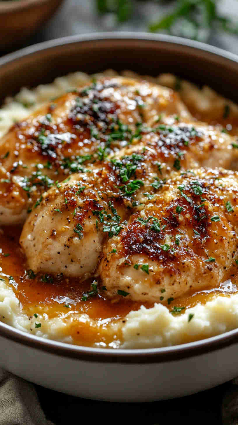 Delicious Slow Cooker Garlic Parmesan Chicken