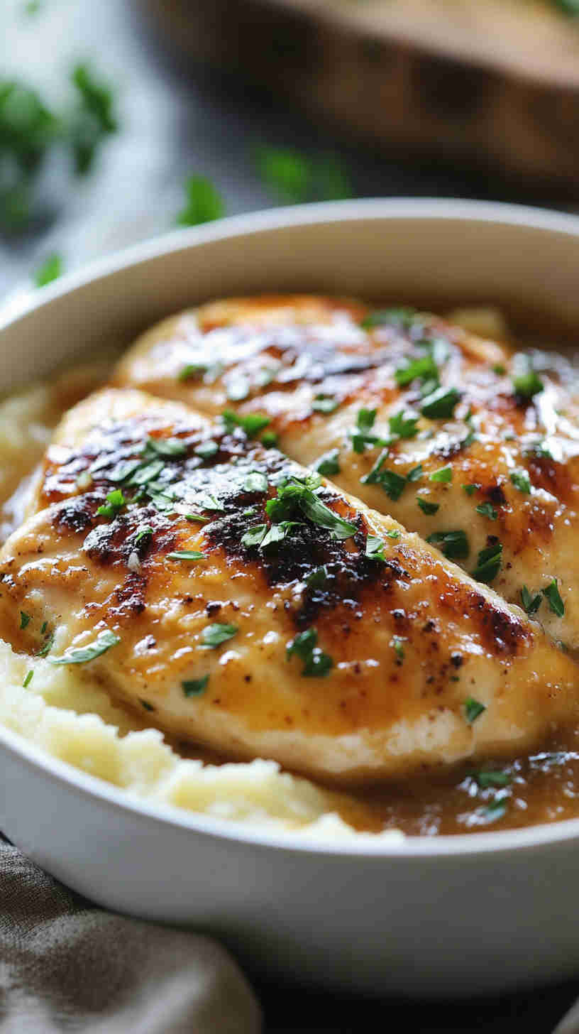 Delicious Slow Cooker Garlic Parmesan Chicken