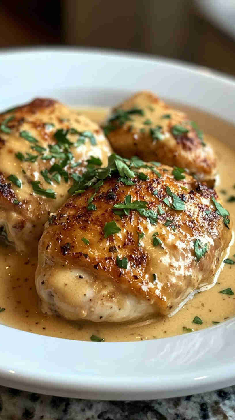 Delicious Slow Cooker Garlic Parmesan Chicken