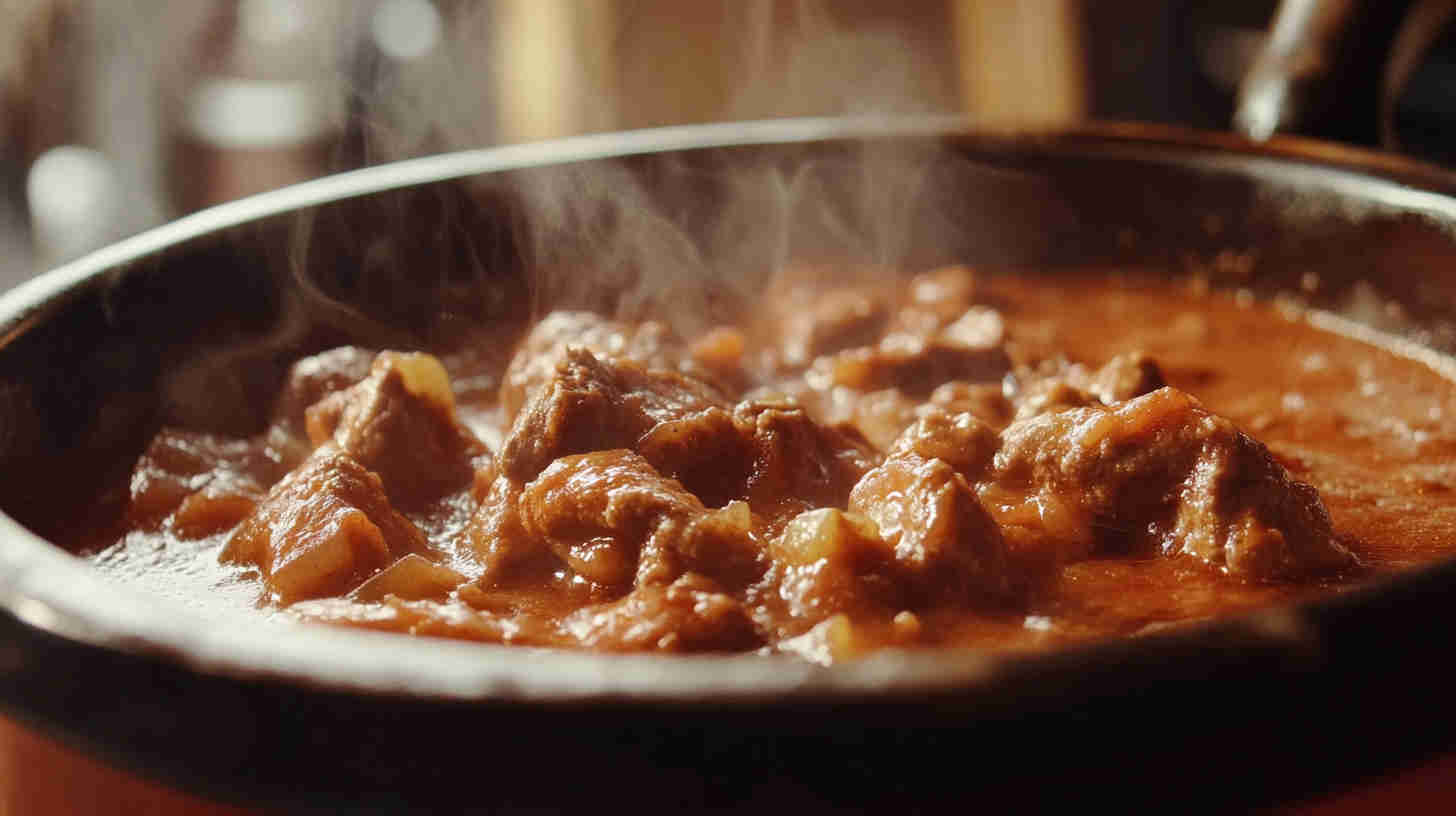 Slow Cooker Goulash with Tender Beef