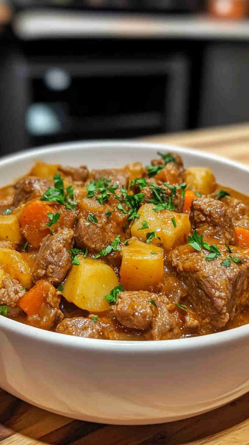 Slow Cooker Goulash with Tender Beef